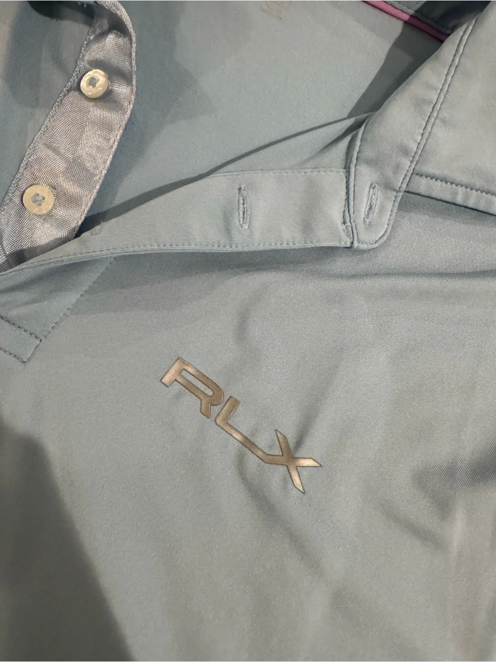 Ralph Lauren Light Blue Polo with Subtle Logo